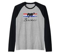 Ford Bronco Logo Stripes Manche Raglan
