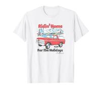Ford - Bronco - Riding Home Holiday Through The Mountains T-Shirt
