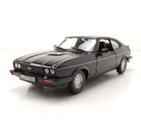 Ford Capri 2.8 Injection MK II 1982 Noir Voiture Miniature 1:24 Bburago, OVP
