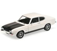 FORD Capri I RS 2600 - 1970 - white / black - Minichamps 1:18