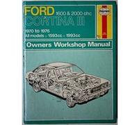 Ford Cortina III 1600 & 2000 Ohc Owners Workshop Manual John Harold Haynes (Auteur)