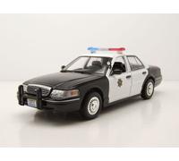 Ford Crown Victoria Police Shérif 1998 Reno 911 Modèle 1:24 Greenlight
