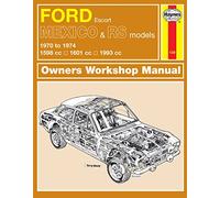 Ford Escort Mk I Mexico, RS 1600 & RS 2000 (70 - 74) Haynes Repair Manual