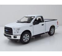 Ford F-150 Regular Cab Pick Up 2015 Blanc Modèle Réduit 1:24 Welly