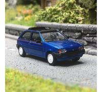 Ford Fiesta MK III Calypso, Bleue, toit ouvert, 1989 - PCX870460 - HO 1/87