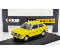 Corgi Vanguards 1:43 Ford Fiesta Mki 1.3 Ghia - Signal Jaune Modèle Moulé