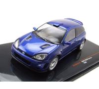Ford Focus RS 1999 Bleu Métallisé Voiture Modèle 1:43 Ixo Models avec Boîte