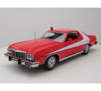 Ford Gran Torino 1976 Rouge Blanc Starsky & Hutch Modèle Réduit 1:24 Greenlight