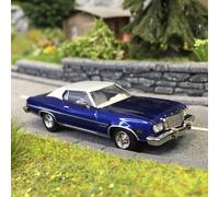 Ford Gran Torino, bleu foncé métallisé/gris clair, 1976 - BREKINA 19731- HO 1/87