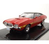 Ford Gran Torino Sport 1972 Rouge Noir Maquette de Voiture 1:43 ixo models