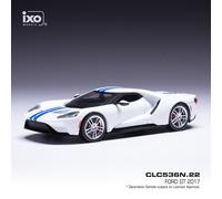 Ford GT 2017 blanc/bleu 1:43 IXO