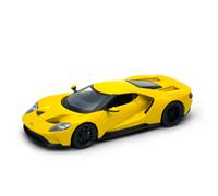 Ford GT 2017 Jaune - 1/24 Welly Diecast Voiture Miniature 24082W