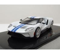 Ford Gt 2017 Modèle de Voiture Blanc 1:43 ixo models