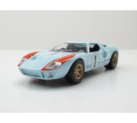 Ford GT40 #1 1966 Modèle Réduit 1:43 Norev Rennauto Bleu Métal