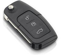 Ford Key Fob,Compatible With Ford Focus Fiesta Mk7 C-Max S-Max Kuga Ka Mondeo Mk4 Galaxy Connect Ecosport Remote Control,Ford Focus Key Case,Ford Fiesta Key,C-Max Key-3 Buttons