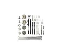 Ford Kit de transmission d'arbre à cames de course, arbre à cames VCT Phaser/Chaînes/Guidages de chaîne/Matériel/tendeurs/Tendeurs de bras/Pignon, Ford Coyote, Ford Mustang 2018-23, Kit