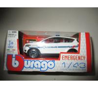 FORD KUGA POLICE MUNICIPALE B BURAGO EMERGENCY NEUF EN BOITE 1/43°