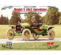 Ford Model T 1913 Speedster, American Sport Voiture 1:24 Plastique Model Kit Icm