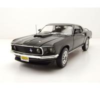 Ford Mustang 1969 Gris John Wick Modèle Réduit 1:18 Auto World