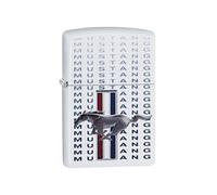 Zippo Ford Mustang - En métal - Couleur Gris - 5.6 x 3.7 x 1.2 cm