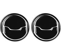 Ford Mustang 2015 - 2020 6 en 1 Auto Air Outlet Sticker Décoratif, Disque Gauche et Droit Universel (Noir)