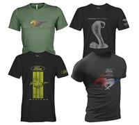 Ford Mustang 3488 Lot de 4 t-shirts pour homme, Mustang Pack #1, XXXXL