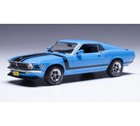 Ford Mustang Boss 302 1970 Bleu 1:43 Modèle IXO MODÈLE