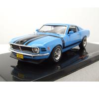 Ford Mustang Boss 302 1970 Bleu Voiture Modèle 1:43 ixo models
