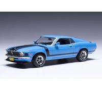 Ford Mustang Boss 302 Bleu 1970 1/43 Ixo-Ixo