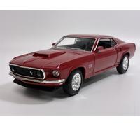 Ford Mustang Boss 429 1969 Rouge 1:24 Échelle Welly 24067