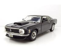 Ford Mustang Boss 429 1970 Noir Modèle Réduit 1:18 MotorMax