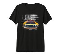 Ford Mustang Boss USA T-Shirt Haut de Gamme
