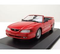 Ford Mustang Cabrio 1994 Rouge Voiture Modèle 1:43 Maxichamps