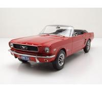 Norev Voiture miniature Ford Mustang Cabriolet 1966 Rouge 1/18