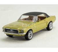 Norev – Modèle de voiture statique Ford Mustang Coupé 1968 Or Jet Car 1:43