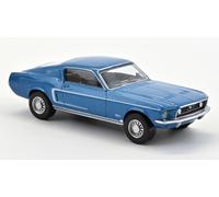 Ford MUSTANG Fastback 1968 Acapulco Bleu 1:43 Model 270584 Norev