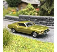 Ford Mustang Fastback, or métallisé, 1968 - BREKINA 19609 - HO 1/87