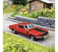 Ford Mustang Fastback, rouge et noir, 1968 - BREKINA 19612 - HO 1/87