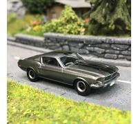 Ford Mustang Fastback Shelby GT 350, gris métallisé / noir, 1968 - BREKINA 19607