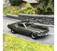 Ford Mustang Fastback Shelby GT 350, gris métallisé / noir, 1968 - BREKINA 19607