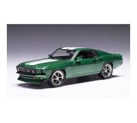ixosport 1:43 Ford USA Mustang Coupé Custom 1969 Vert métallisé / Blanc CLC530N.22