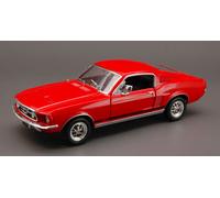 Ford Mustang GT 1967 Rouge 1:24 Modèle 2688 WELLY