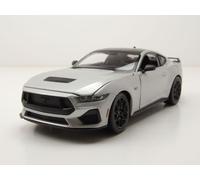 Ford Mustang GT 2024 Argent Modèle Réduit 1:24 Welly