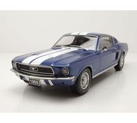 Kk Scale Models 1/18 - Ford Mustang Gt Fastback - 1968 181394bl-Kk Scale Models