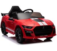 Ford MUSTANG GT500 Shelby Voiture Électrique Enfants Rouge Eva Roues Similicuir