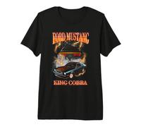 Ford Mustang King Cobra Thunder Band T-Shirt Haut de Gamme