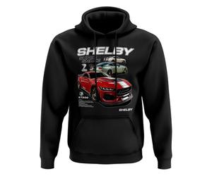 Ford Mustang Ltd Edition Sweatshirt à Capuche 2025 Shelby GT500 Supersnake, Noir , L