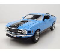 Maisto 31453B - Modèle Ford Mustang Mach 1 '70 (Bleu, Maßstab 1:18) Miniature
