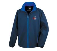 Ford Mustang RWB Patriot Veste softshell Racing, Bleu marine, XL