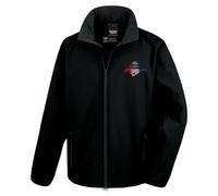 Ford Mustang RWB Patriot Veste softshell Racing, Noir , M
